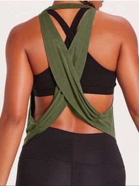 NWT Grey Niyama Sol Drape Tank